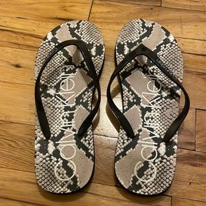 Calvin Klein Flip Flops